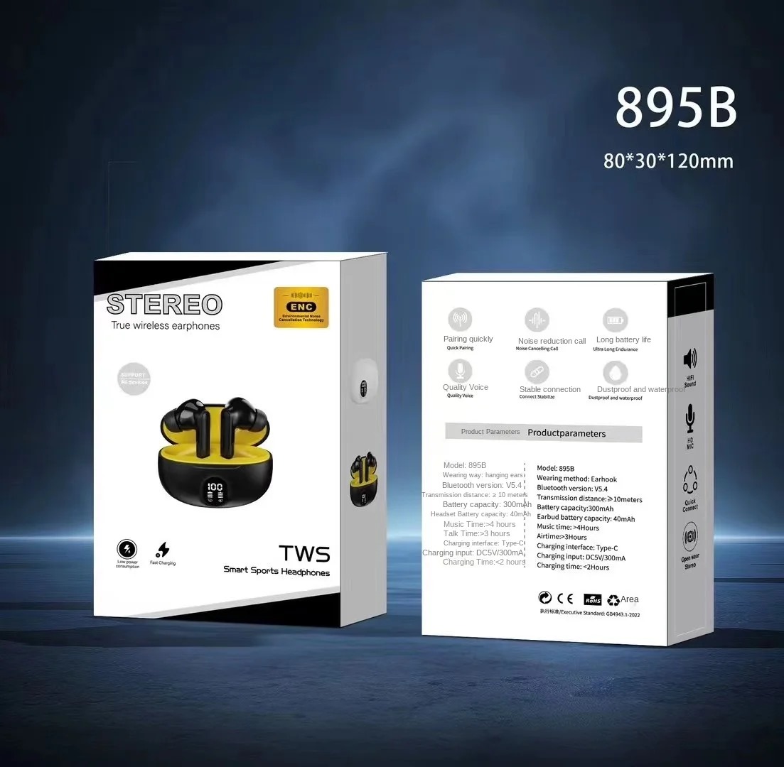 Stereo ENC TWS 895B Earphone