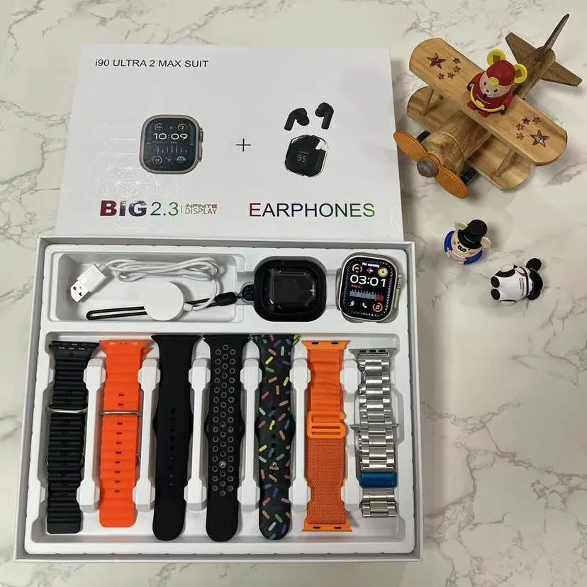 i90 Ultra Max Suit 2 Smart Watch 10-in-1