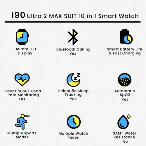  i90 Ultra Max Suit 2 Smart Watch  