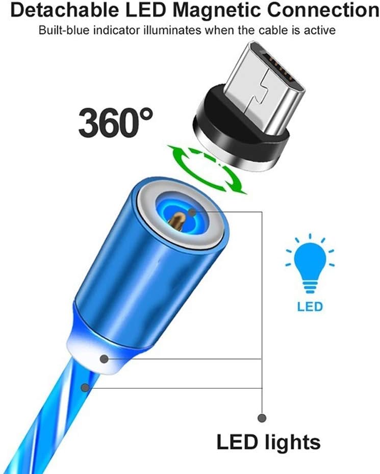LED Magnetic Charging Cable